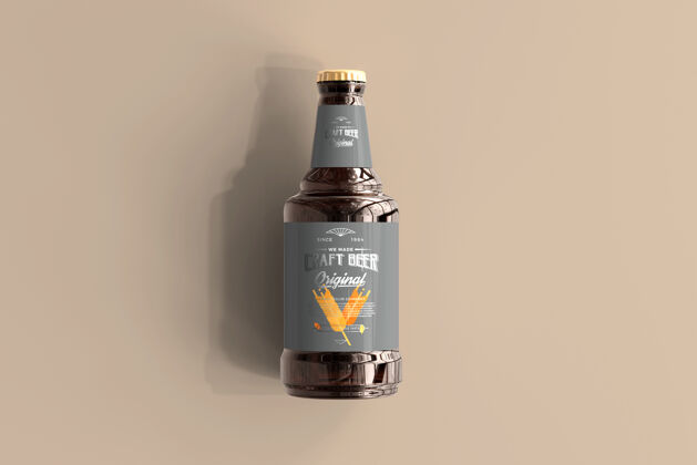 酒精啤酒瓶模型展示品牌品牌