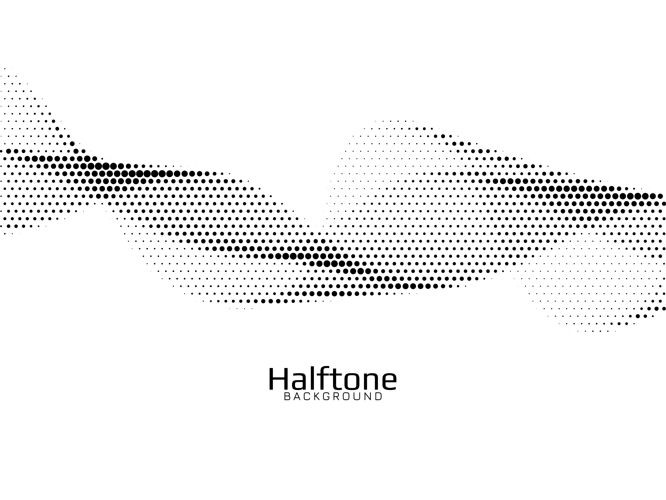 模板优雅的波浪式半色调背景优雅波浪壁纸