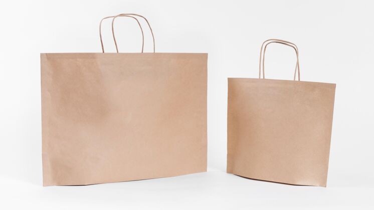 纸张纸袋概念模型纸袋购物设计