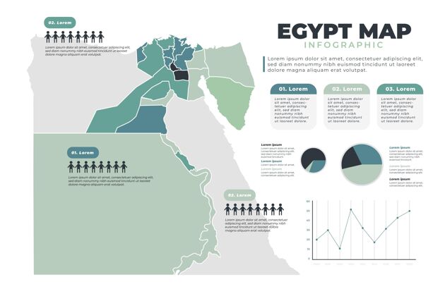 信息手绘埃及地图信息图手绘选项国家