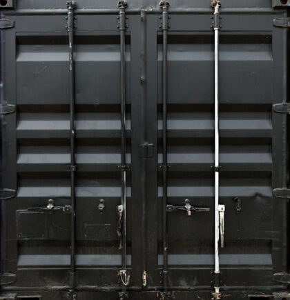 门集装箱的黑色金属门箱货物进口