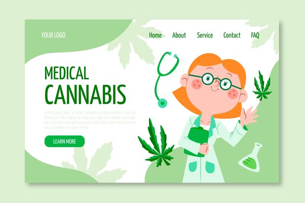 植物医疗-登陆页网页有机医用